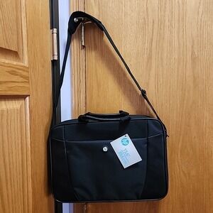 HP 15.6" Business Top Load Black Carry Bag Briefcase with Shoulder Strap - NEW